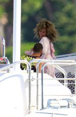 CORA GAUTHIER at a Yacht on Holidays in St-Tropez 06/25/2022