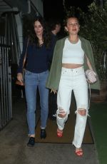 COURTENEY COX and JENNIFER MEYER at Giorgio Baldi in Santa Monica 06/22/2022