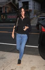 COURTENEY COX Out for Dinner at Giorgio Baldi in Santa Monica 06/07/2022