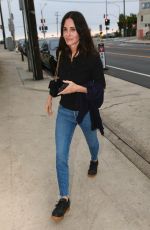 COURTENEY COX Out for Dinner at Giorgio Baldi in Santa Monica 06/07/2022