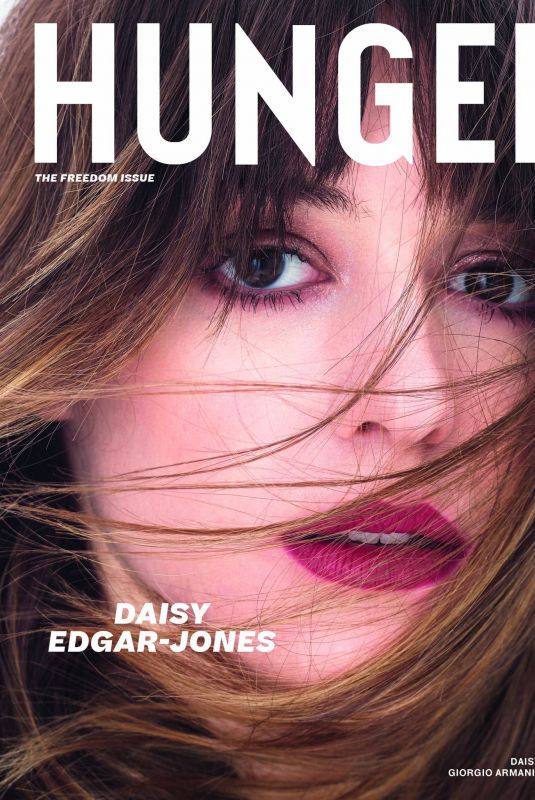 DAISY EDGAR-JONES on the Cover of Hunger Magazine, July 2022