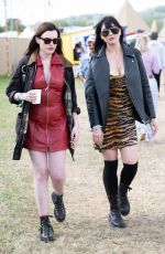DAISY LOWE Out at Glastonbury Festival 06/25/2022