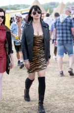 DAISY LOWE Out at Glastonbury Festival 06/25/2022