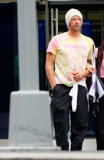 DAKOTA JOHNSON and Chris Martin Out in New York 06/07/2022