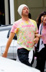 DAKOTA JOHNSON and Chris Martin Out in New York 06/07/2022