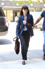 DAKOTA JOHNSON Arrives at Greenwich Hotel in New York 06/15/2022