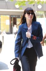 DAKOTA JOHNSON Arrives at Greenwich Hotel in New York 06/15/2022