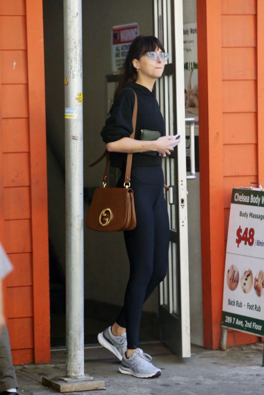 DAKOTA JOHNSON Heading to a Spa in New York 06/06/2022