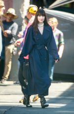 DAKOTA JOHNSON on the Set of an Unknown Project in West Hollywood 06/18/2022