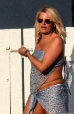 DANIELLE ARMSTRONG, FERNE MCCANN at a Party with Friends at Nammos Beach on Mykonos Island 06/04/2022