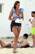 DANIELLE ARMSTRONG, FERNE MCCANN at a Party with Friends at Nammos Beach on Mykonos Island 06/04/2022