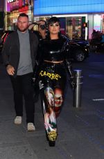 DEMI LOVATO Celebrates Her New Single Skin of my Teeth on Her Digital Time Square Billboard in New York 06/09/2022