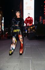 DEMI LOVATO Celebrates Her New Single Skin of my Teeth on Her Digital Time Square Billboard in New York 06/09/2022