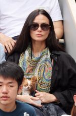 DEMI MOORE at French Open 2022 at Roland Garros in Paris 06/05/2022