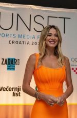 DILETTA LEOTTA at Sunset Sports Media Festival in Zadar 06/09/2022