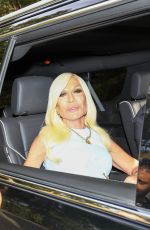 DONATELLA VERSACE Arrives at Britney Spears and Sam Asghari’s Wedding in Los Angeles 06/09/2022