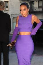 DRAYA MICHELE Arrives at Herve Leger x Law Roach Collection Launch Party in Hollywood 06/15/2022