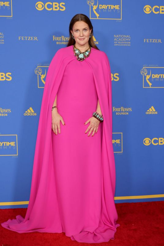 DREW BARRYMORE at 49th Daytime Emmy Awards in Pasadena 06/24/2022