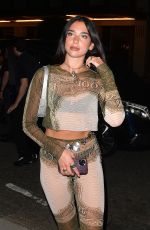 DUA LIPA Arrives at Twenty Two Hotel in London 06/17/2022