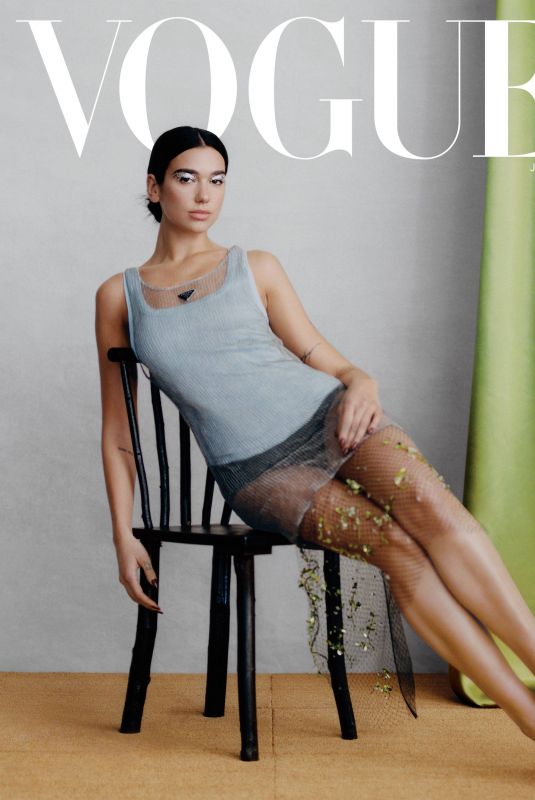 DUA LIPA for Vogue Magazine Cover, June/July 2022