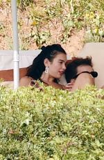 DUA LIPA in Bikini at a Pool in Barcelona 06/06/2022