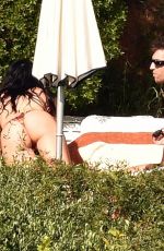 DUA LIPA in Bikini at a Pool in Barcelona 06/06/2022