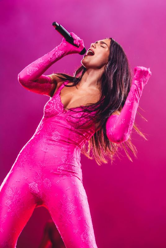 DUA LIPA Performs at Future Nostalgia Tour in Madrid 06/03/2022