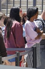 DUA LIPA Visits Sagrada Familia in Barcelona 05/31/2022