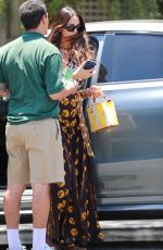 EIZA GONZALEZ Out for Lunch at San Vicente Bungalows in West Hollywood 06/01/2022