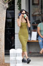 EIZA GONZALEZ Out for Morning Coffee in West Hollywood 06/04/2022