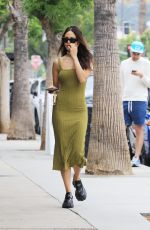 EIZA GONZALEZ Out for Morning Coffee in West Hollywood 06/04/2022