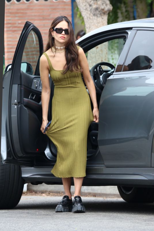EIZA GONZALEZ Out for Morning Coffee in West Hollywood 06/04/2022