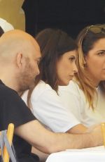 ELISABETTA CANALIS in Daisy Dukes Out for Lunch at Ai Gemelli in Portofino 06/06/2022