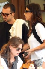 ELISABETTA CANALIS in Daisy Dukes Out for Lunch at Ai Gemelli in Portofino 06/06/2022
