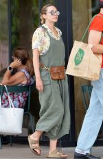 ELIZABETH OLSEN and Robbie Arnet Shopping at Whole Foods in Los Angeles 06/22/2022