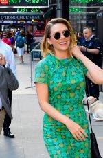 ELIZABETH OLSEN Arrives at Good Morning America in New York 06/28/2022