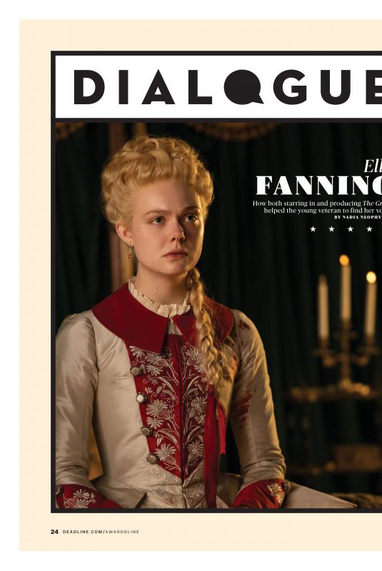ELLE FANNING in Deadline Hollywood, June 2022