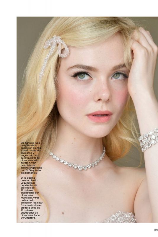 ELLE FANNING in Marie Claire Magazine, July 2022