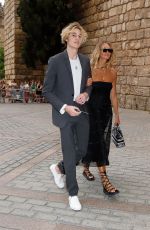 ELLE MACPHERSON Arrives at Dior Party at Alcazar of Seville 06/15/2022