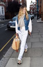 ELLE MACPHERSON Out for Dinner in London 06/16/2022