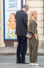 ELLIE GOULDING and Zac Goldsmith at a Bar in Covent Garden 06/16/2022