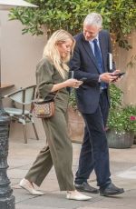 ELLIE GOULDING and Zac Goldsmith at a Bar in Covent Garden 06/16/2022