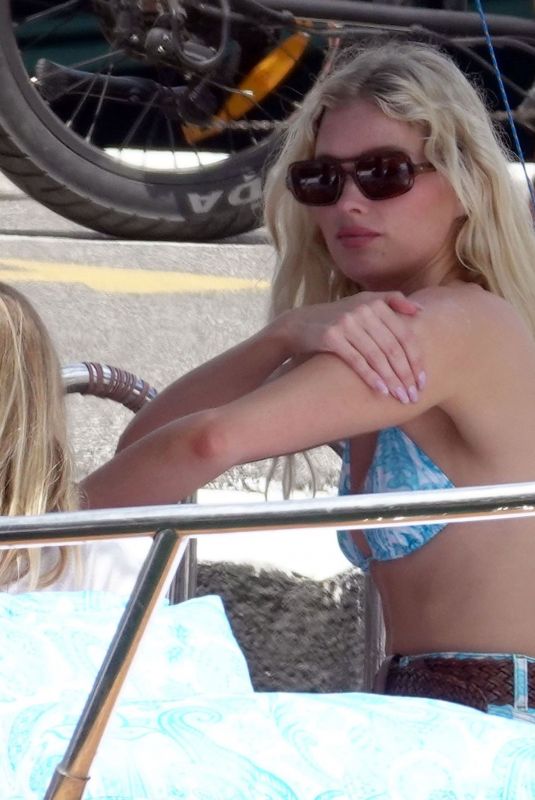 ELSA HOSK and Tom Daly on Holiday in Capri 05/29/2022
