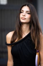 EMILY RATAJKOWSKI Arrives at JW Anderson Fashion Show in Milan 06/19/2022