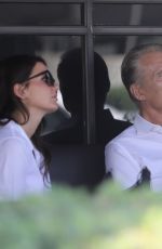 EMMA KROKDAL and Dolph Lundgren Out for Lunch in Beverly Hills 06/28/2022