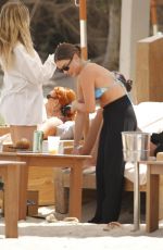 EMMA MILTON in Bikini at a Beach in Ibiza 06/15/2022