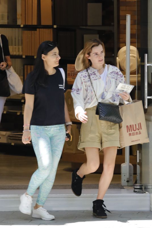 EMMA WATSON and NUPUR SHARMA on Holiday in Barcelona 06/01/2022