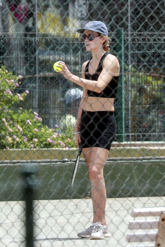 EMMA WATSON Playing Tennis on Vacation in Ibiza 06/06/2022