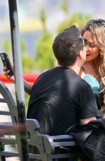 FARRAH ABRAHAM Kissing a Mystery Man at Yamashiro Restaurant in Hollywood 06/03/2022