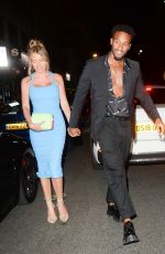 FAYE WINTER and Teddy Soares Arrives at Amazonico in London 06/11/2022